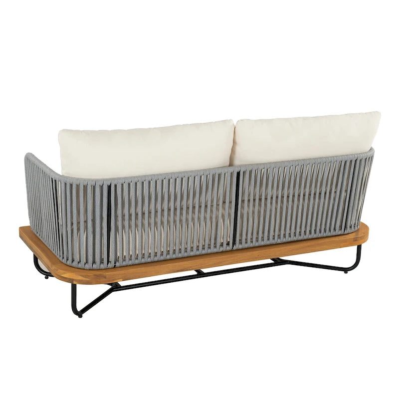 Christopher Knight Home - Ensemble de conversation d'extérieur en bois d'acacia Mason