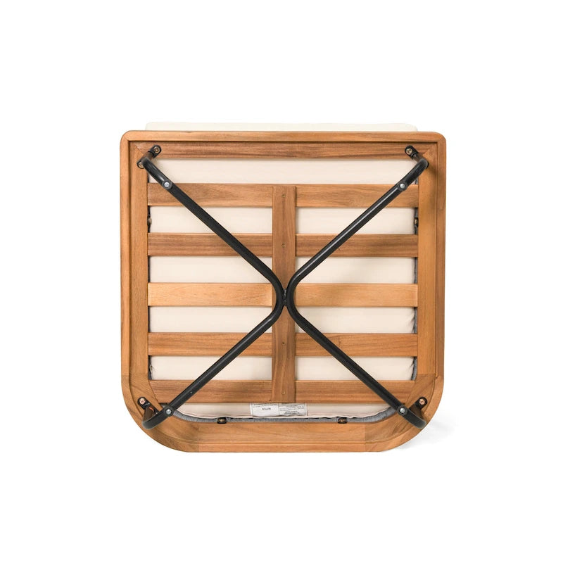 Christopher Knight Home - Ensemble de conversation d'extérieur en bois d'acacia Mason