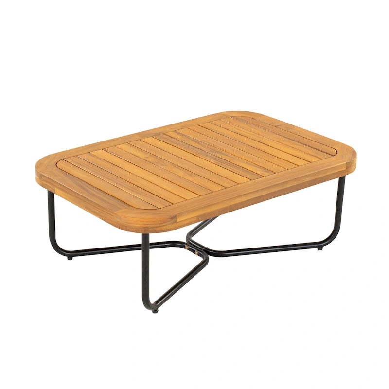 Christopher Knight Home - Ensemble de conversation d'extérieur en bois d'acacia Mason