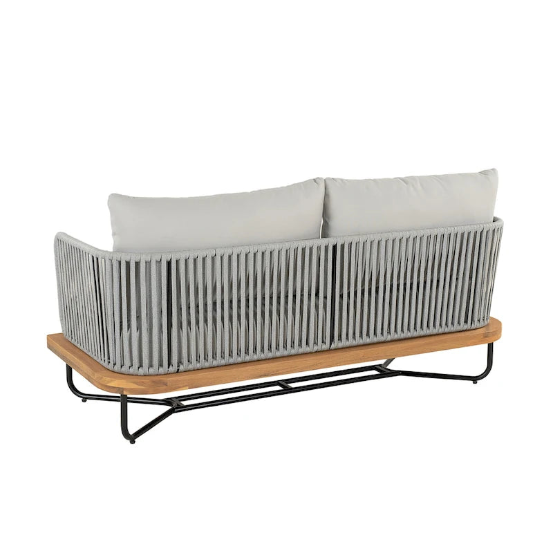Christopher Knight Home - Ensemble de conversation d'extérieur en bois d'acacia Mason