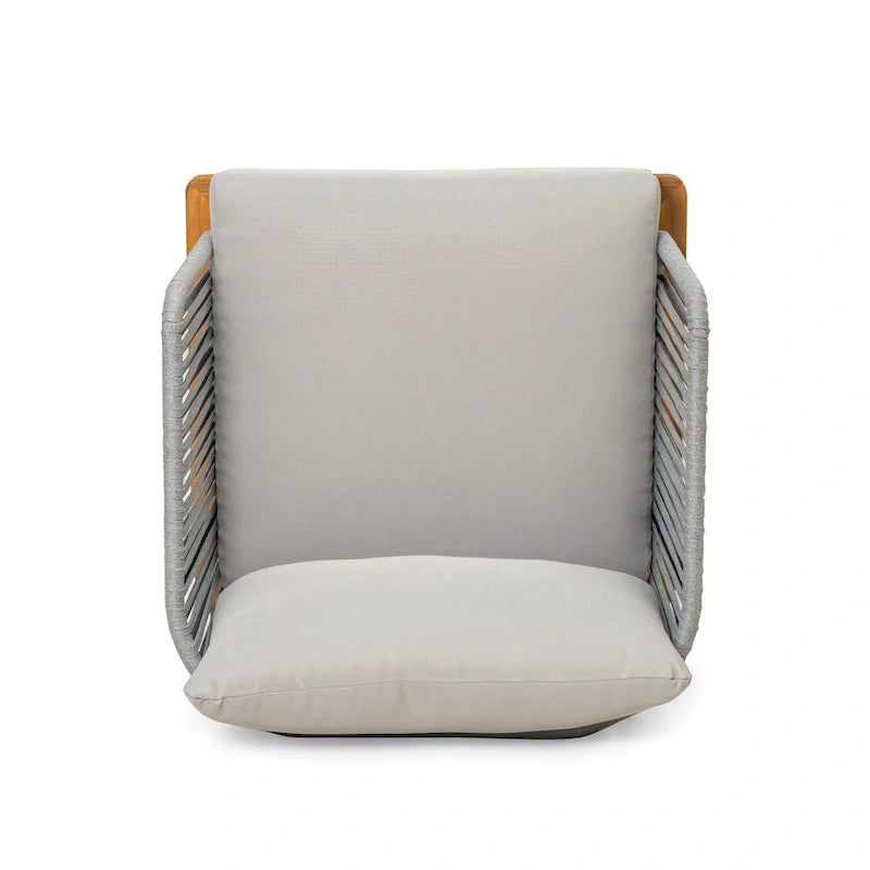 Christopher Knight Home - Ensemble de conversation d'extérieur en bois d'acacia Mason