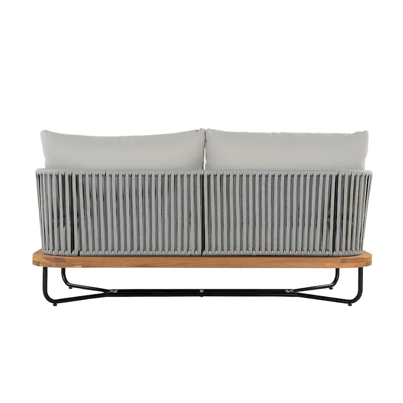 Christopher Knight Home - Ensemble de conversation d'extérieur en bois d'acacia Mason
