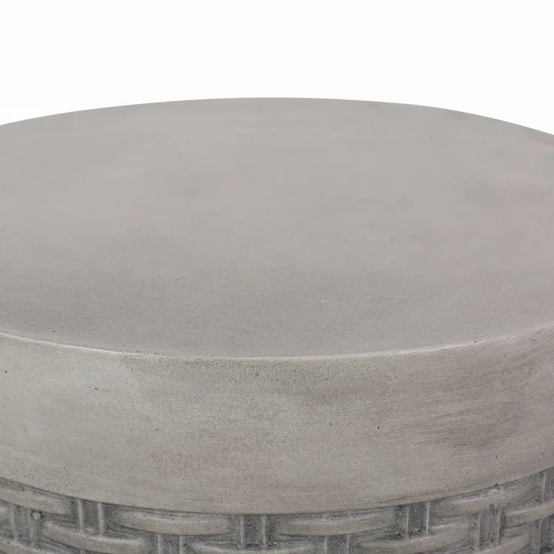 Table d'appoint ronde légère d'extérieur