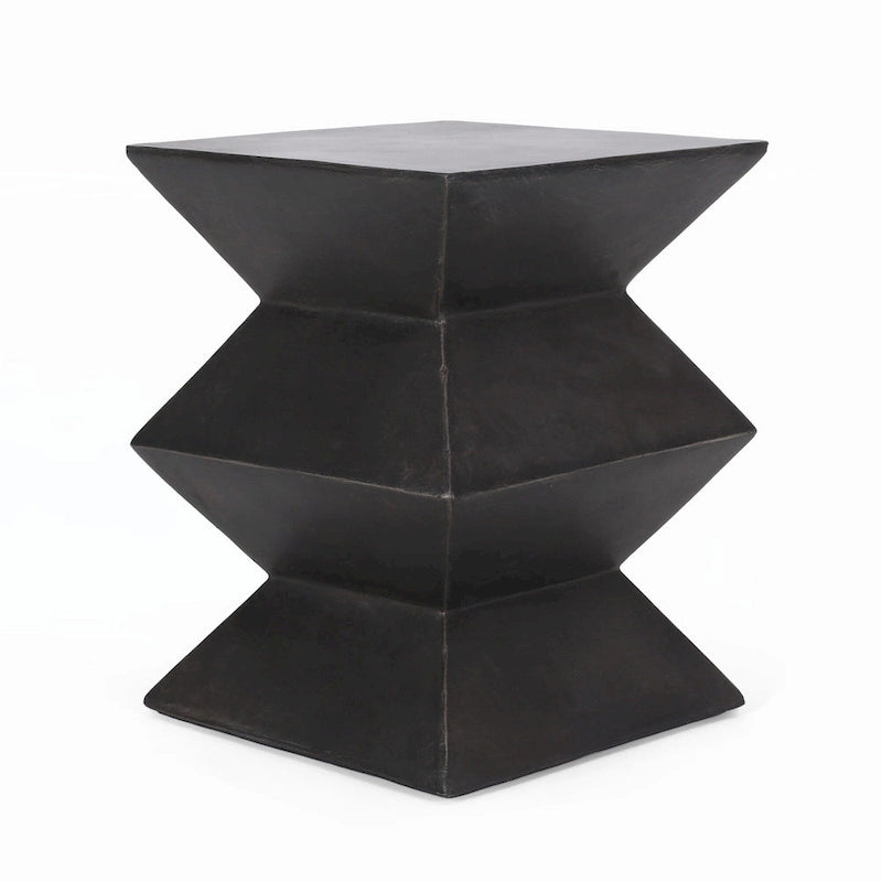Table d'appoint extérieure légère en béton
