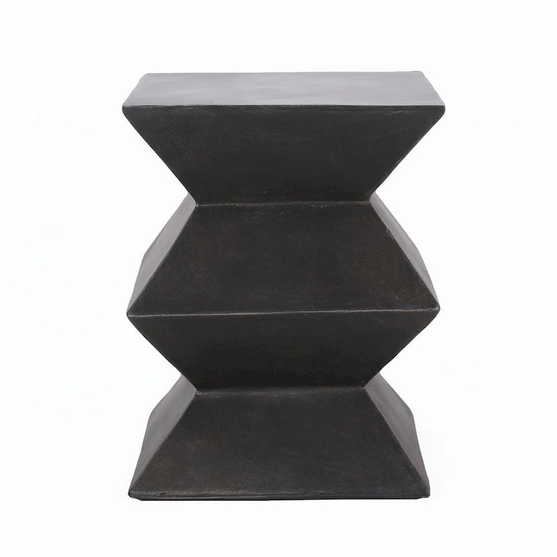 Table d'appoint extérieure légère en béton