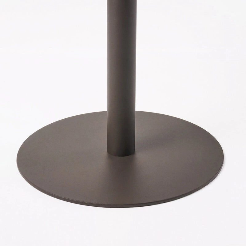 Table de bar ronde en rotin PE 26 pour l'extérieur