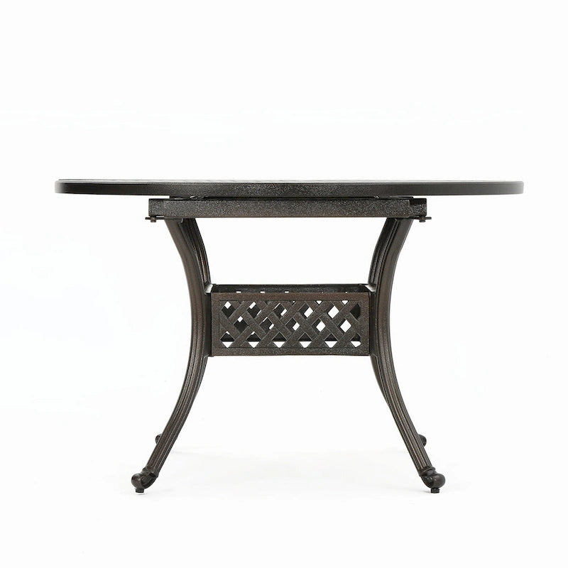 Table à manger extensible en aluminium pour l'extérieur