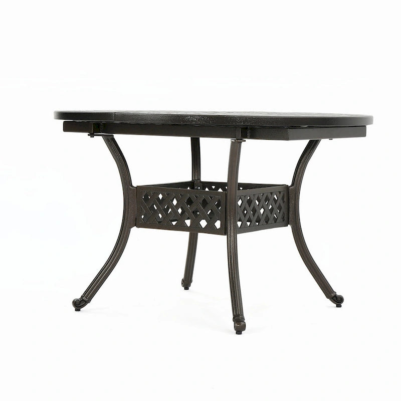 Table à manger extensible en aluminium pour l'extérieur