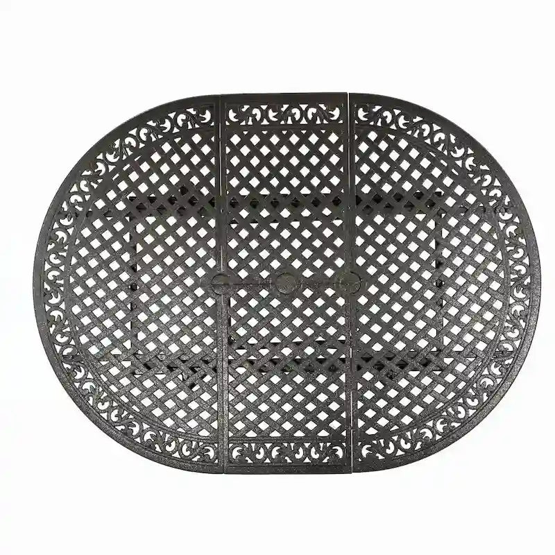 Table à manger extensible en aluminium pour l'extérieur
