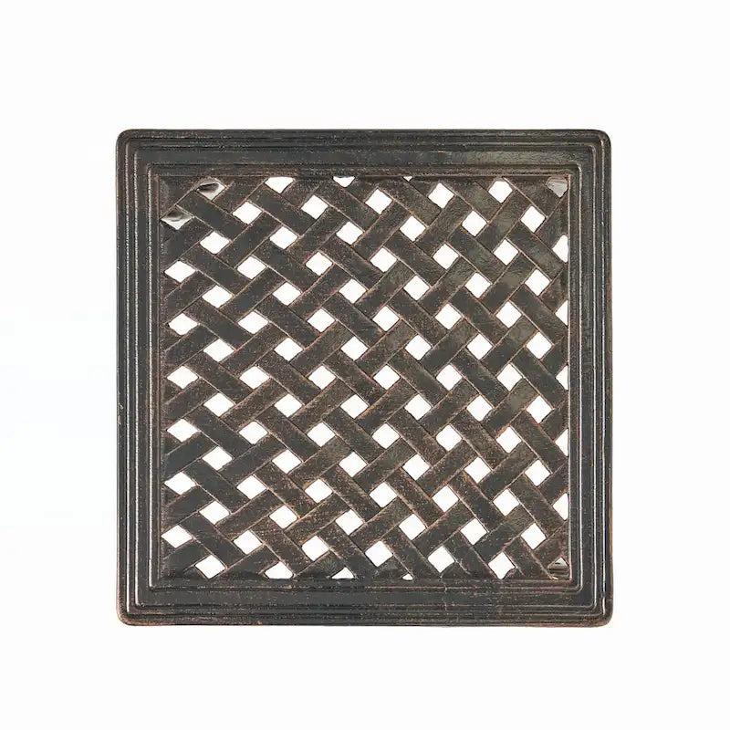 Table d'appoint d'extérieur en fonte, lot de 2 pièces