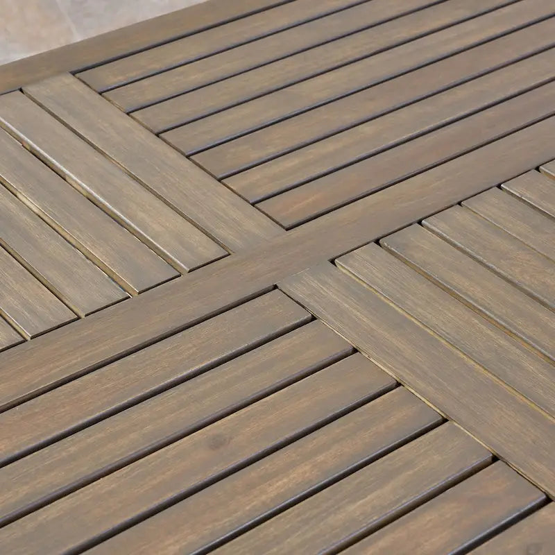 TABLE EN BOIS D'EXTÉRIEUR