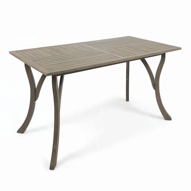 TABLE EN BOIS D'EXTÉRIEUR