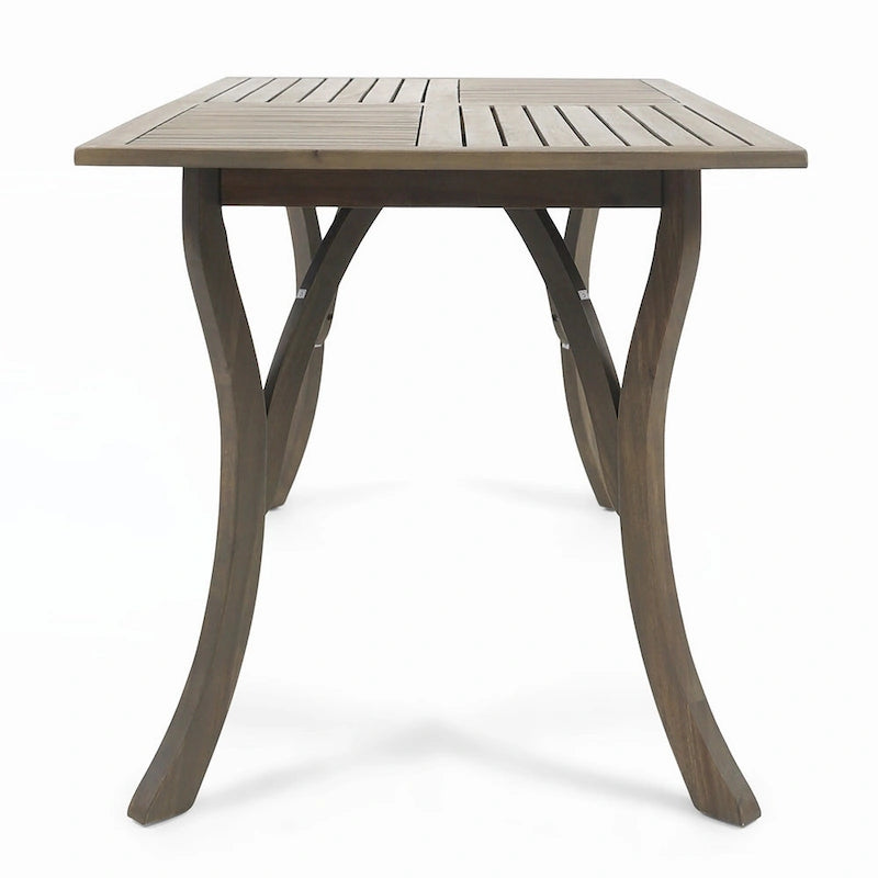 TABLE EN BOIS D'EXTÉRIEUR