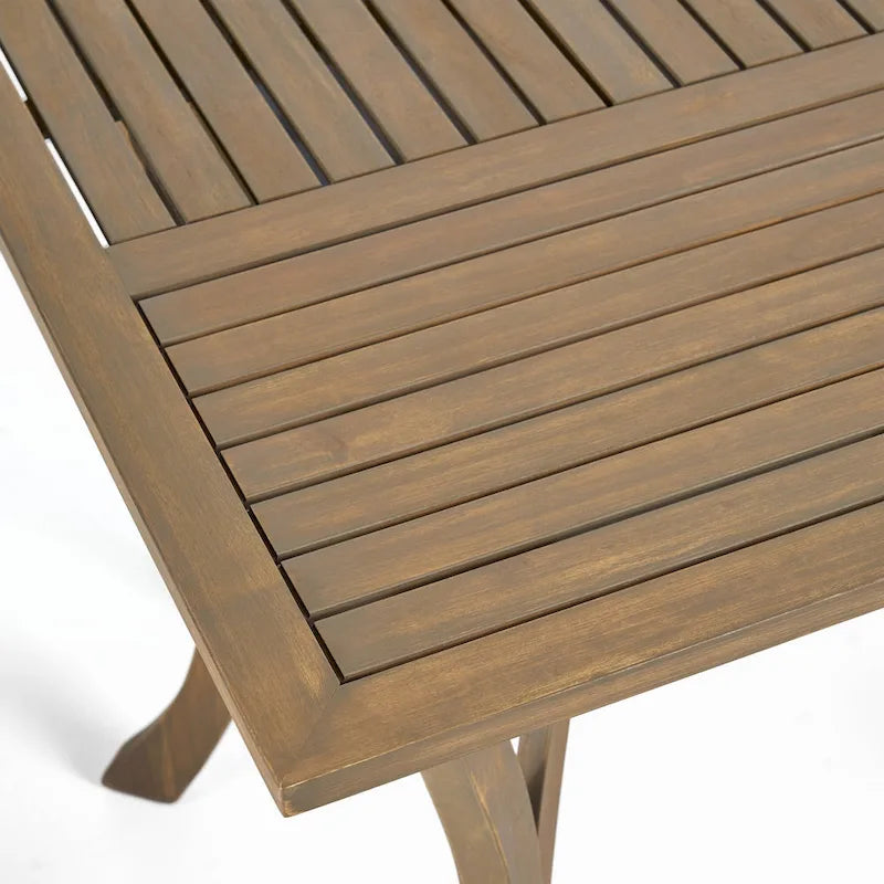TABLE EN BOIS D'EXTÉRIEUR