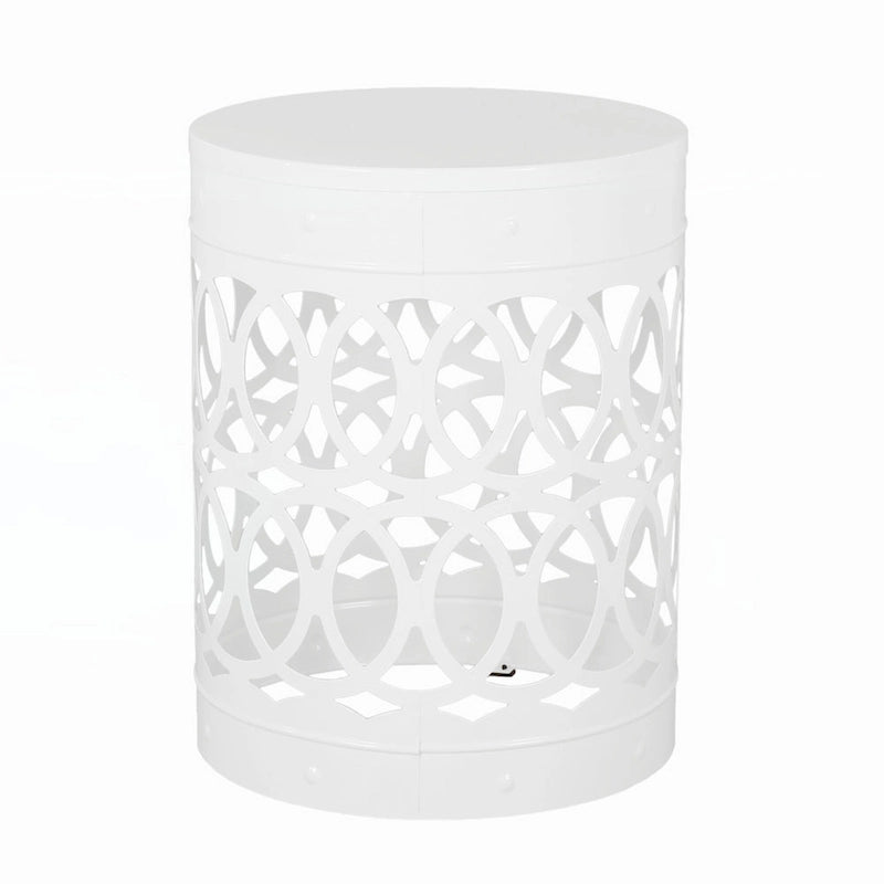 Table d'appoint en métal d'extérieur - Lot de 2