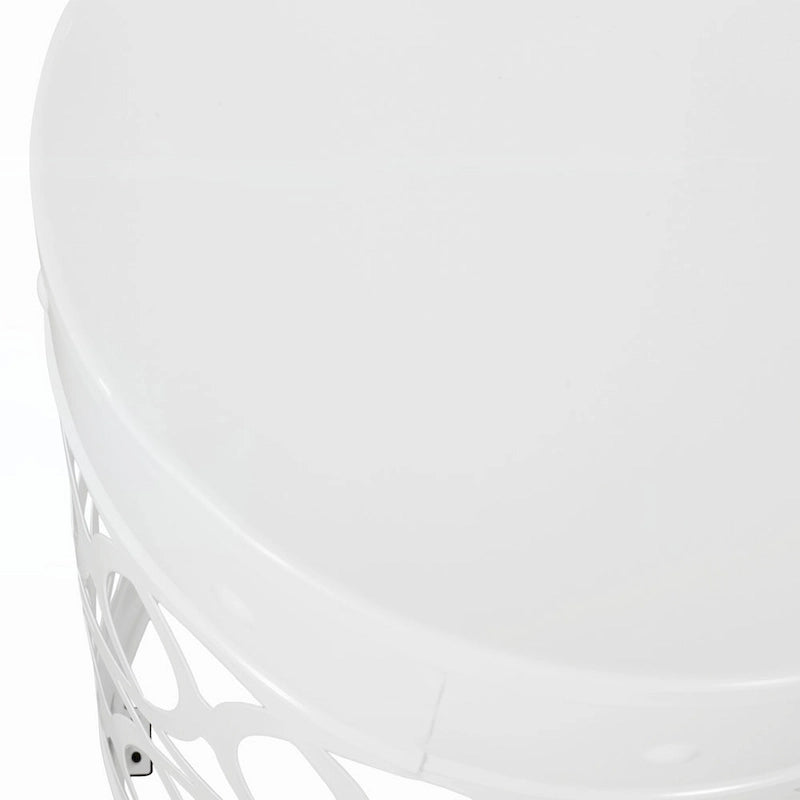 Table d'appoint en métal d'extérieur - Lot de 2