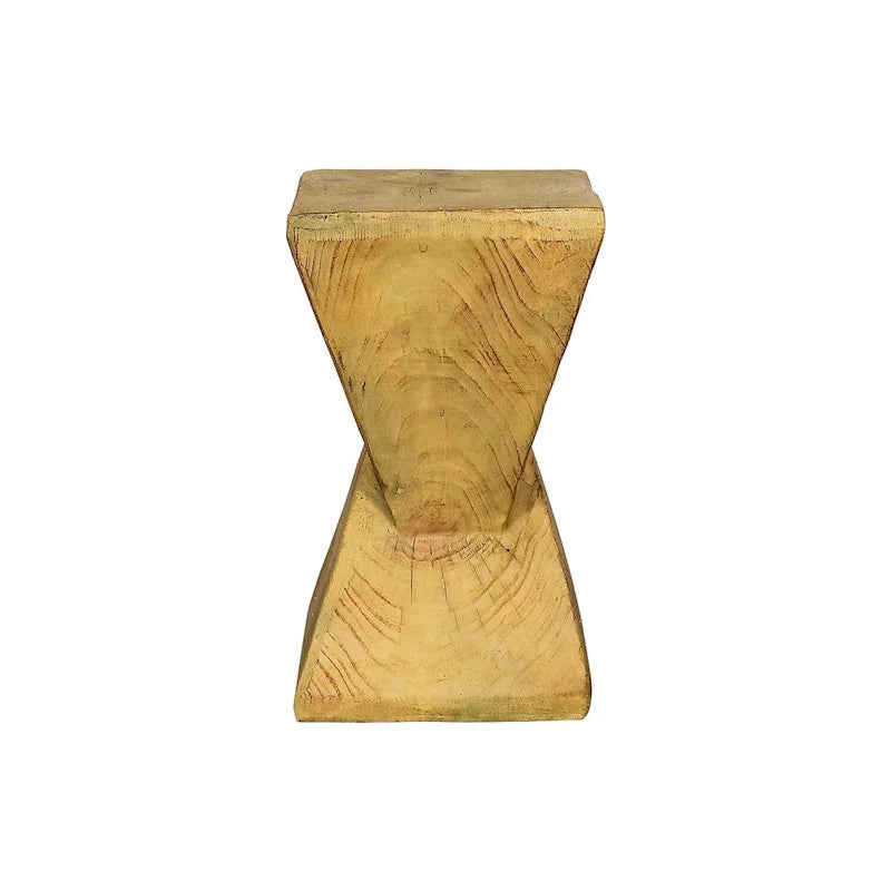 Table d'appoint d'extérieur en béton, table d'appoint géométrique moderne pour la décoration intérieure
