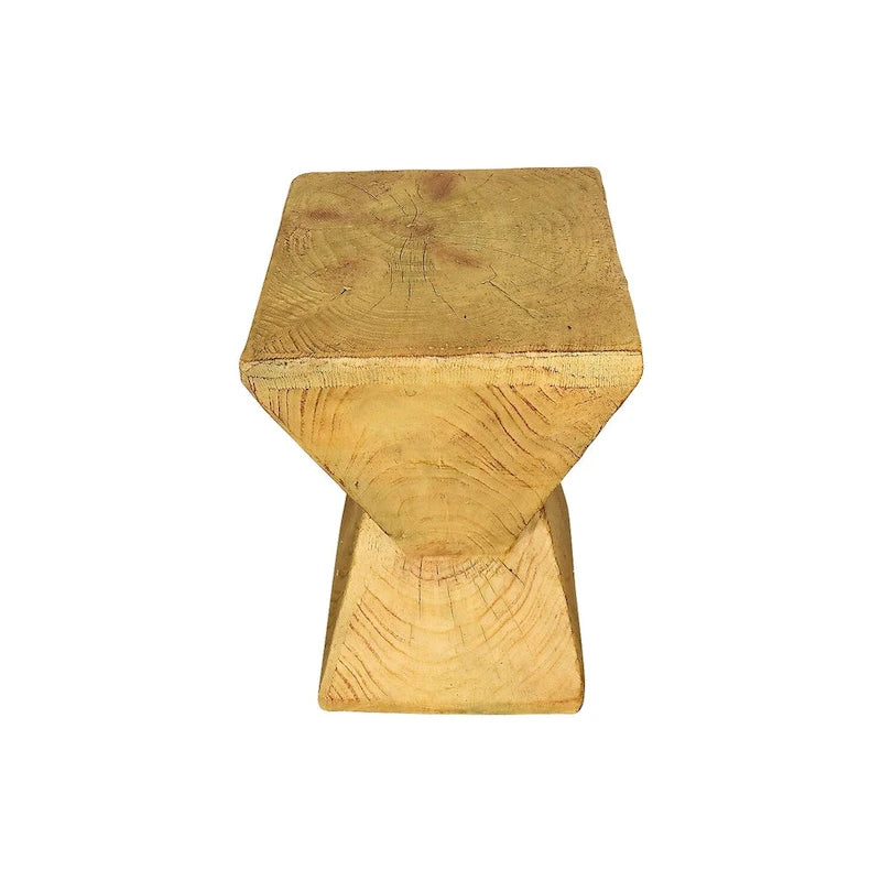 Table d'appoint d'extérieur en béton, table d'appoint géométrique moderne pour la décoration intérieure