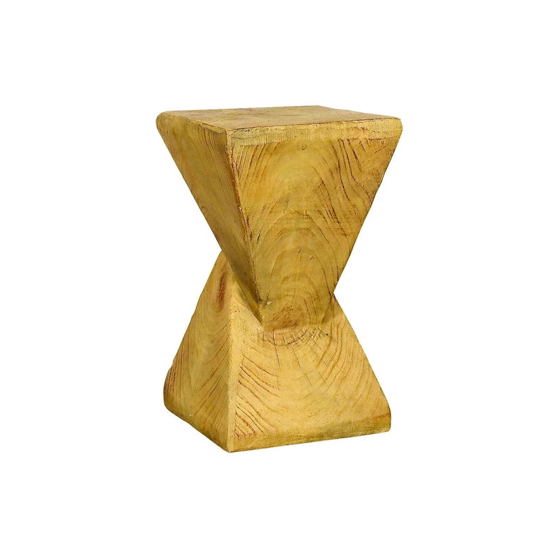 Table d'appoint d'extérieur en béton, table d'appoint géométrique moderne pour la décoration intérieure