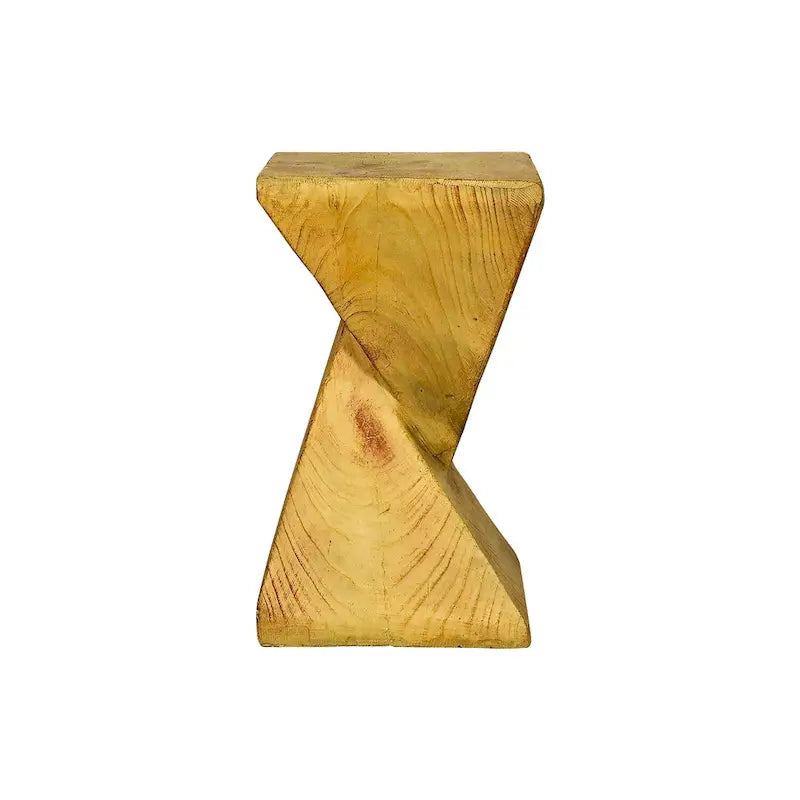 Table d'appoint d'extérieur en béton, table d'appoint géométrique moderne pour la décoration intérieure