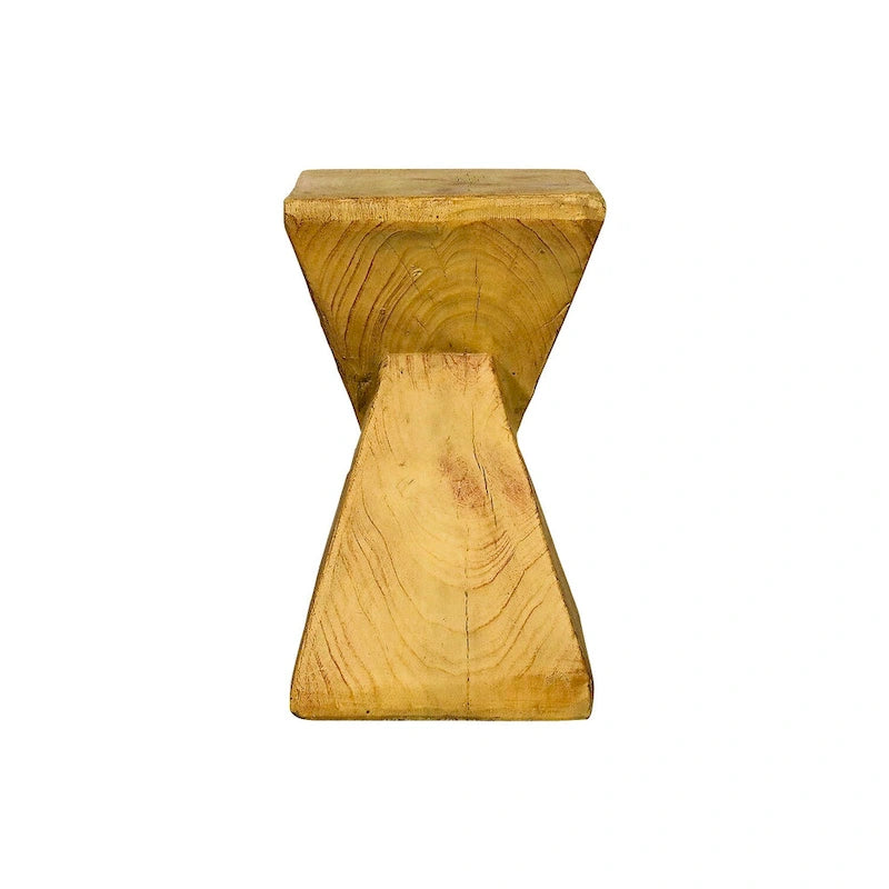 Table d'appoint d'extérieur en béton, table d'appoint géométrique moderne pour la décoration intérieure