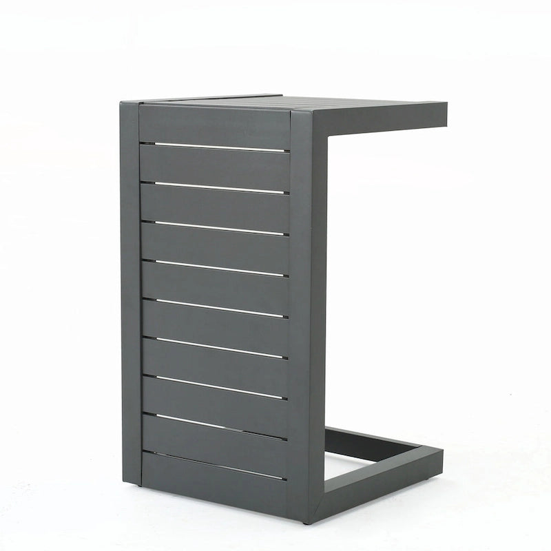 Table de jardin en C gris CAPE CORAL