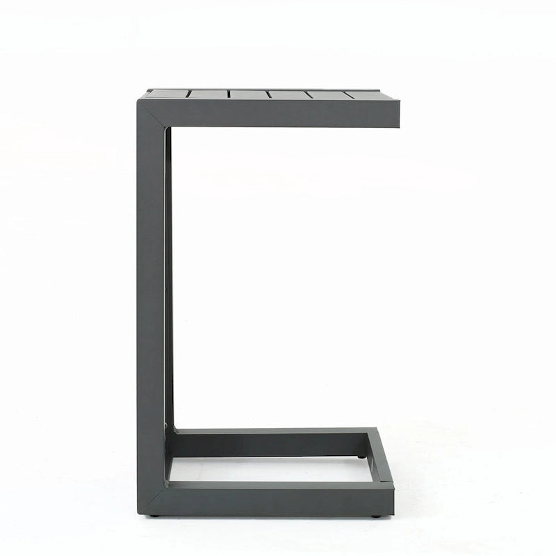 Table de jardin en C gris CAPE CORAL