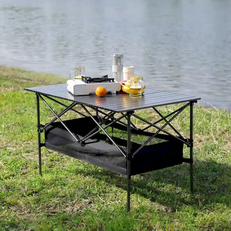 Table d'extérieur pliante avec sac de transport