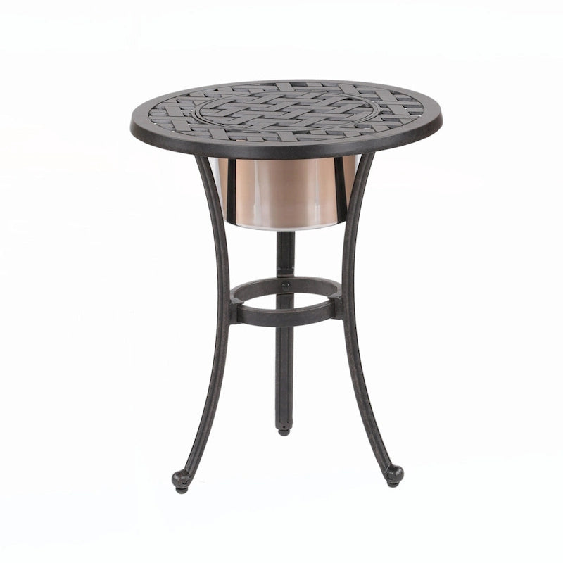 21 Round Aluminum Bistro Table