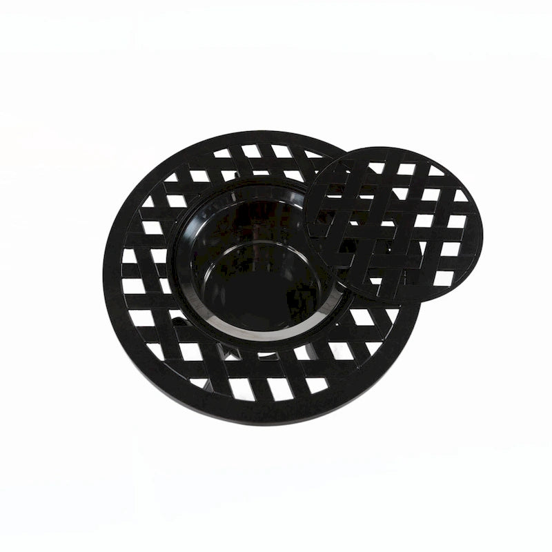 Table de bistrot ronde en aluminium de 21 po
