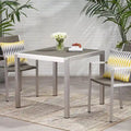 Outdoor Aluminum Square Dining Table