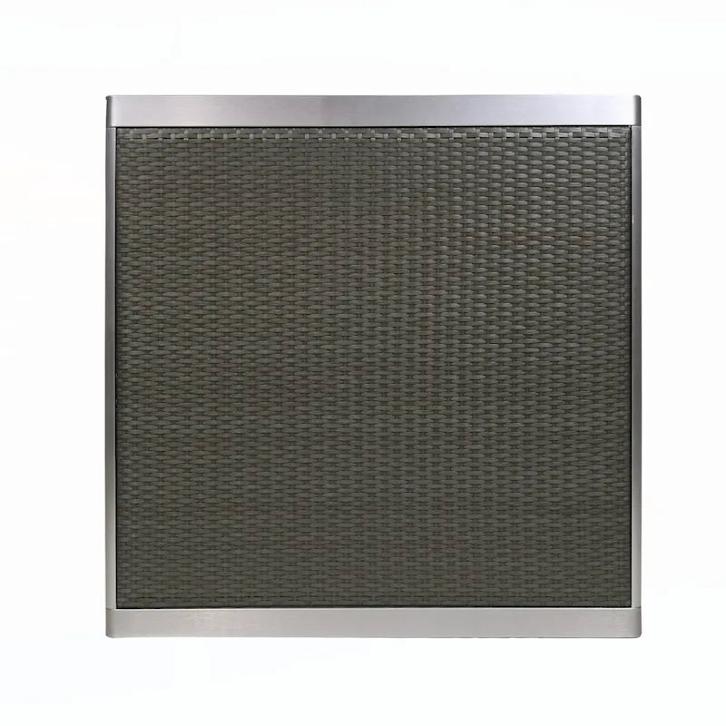 Table à dîner carrée en aluminium pour l'extérieur