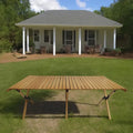 Wooden Foldable Portable Patio Dining Table