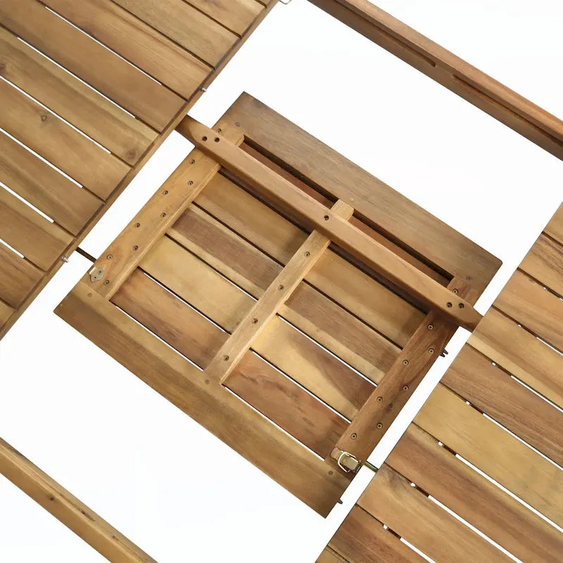 TABLE À MANGER EXTENSIBLE D'EXTÉRIEUR