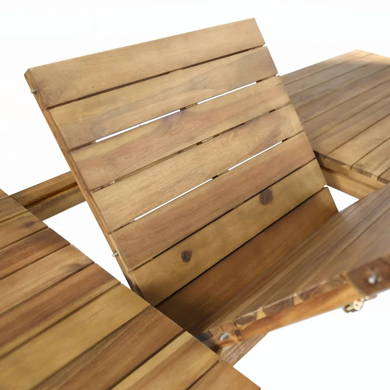 TABLE À MANGER EXTENSIBLE D'EXTÉRIEUR