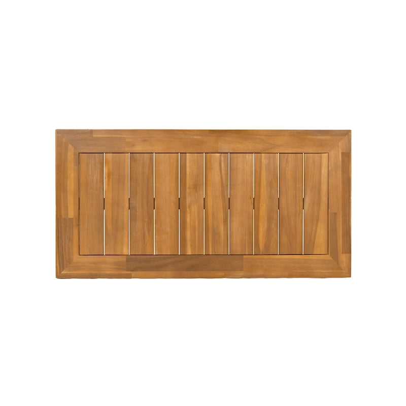 Christopher Knight Home - Ensemble de conversation Mia 4 pièces en bois d'acacia pour patio