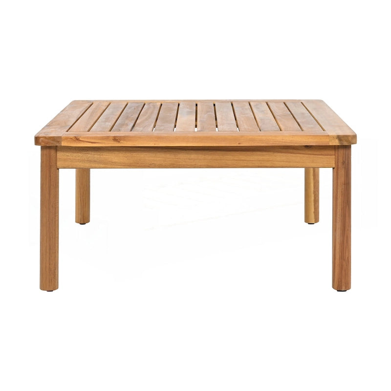 Ensemble de canapés de patio 3 pièces en bois d'acacia et corde pour l'extérieur