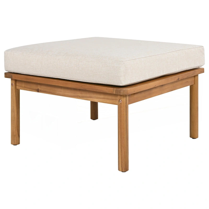 Ensemble de canapés de patio 3 pièces en bois d'acacia et corde pour l'extérieur