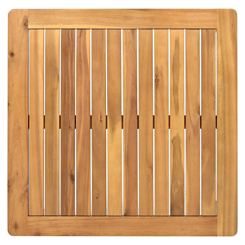 Ensemble de canapés de patio 3 pièces en bois d'acacia et corde pour l'extérieur