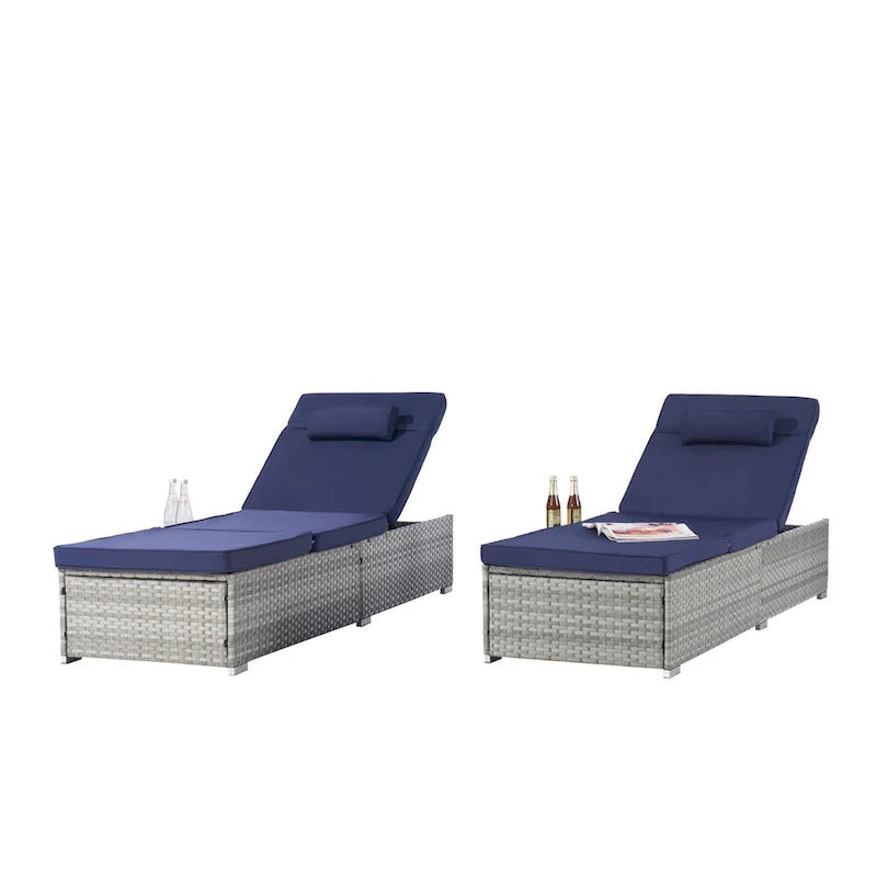 Chaise longue d'extérieur haut de gamme