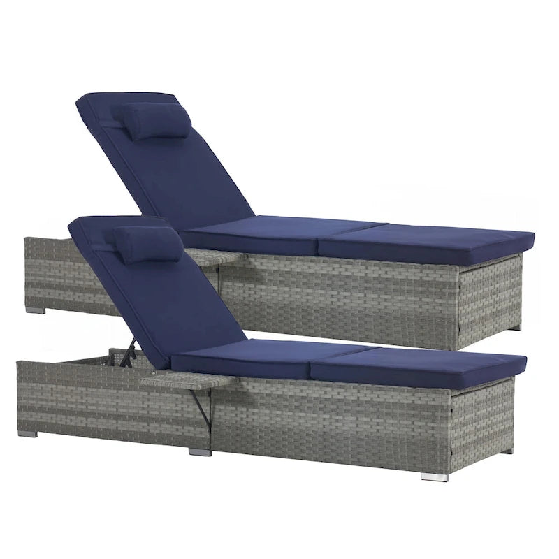 Chaise longue d'extérieur haut de gamme