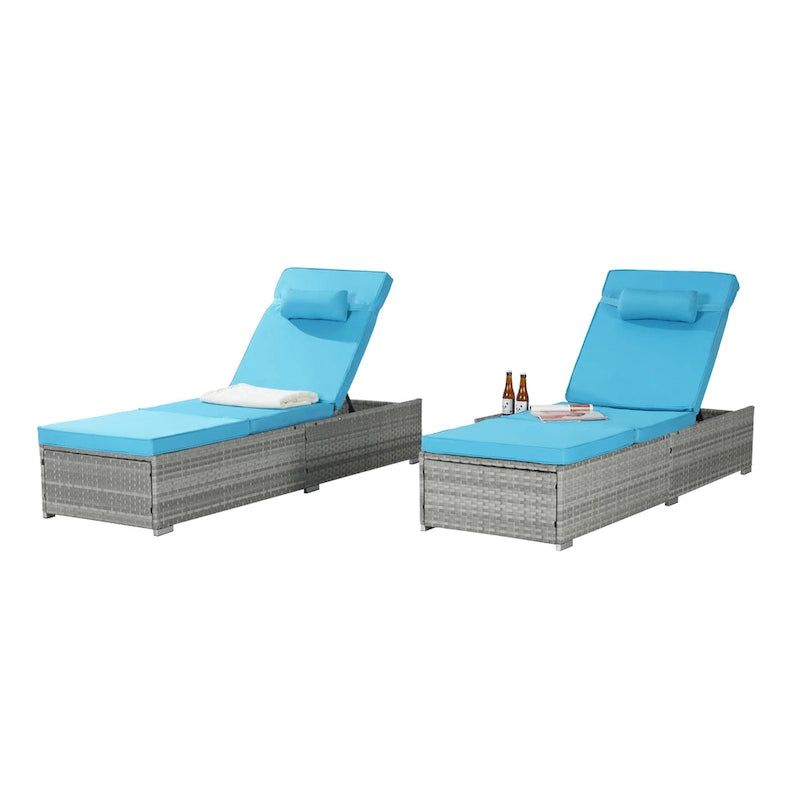 Chaise longue d'extérieur haut de gamme