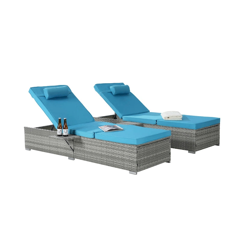Chaise longue d'extérieur haut de gamme