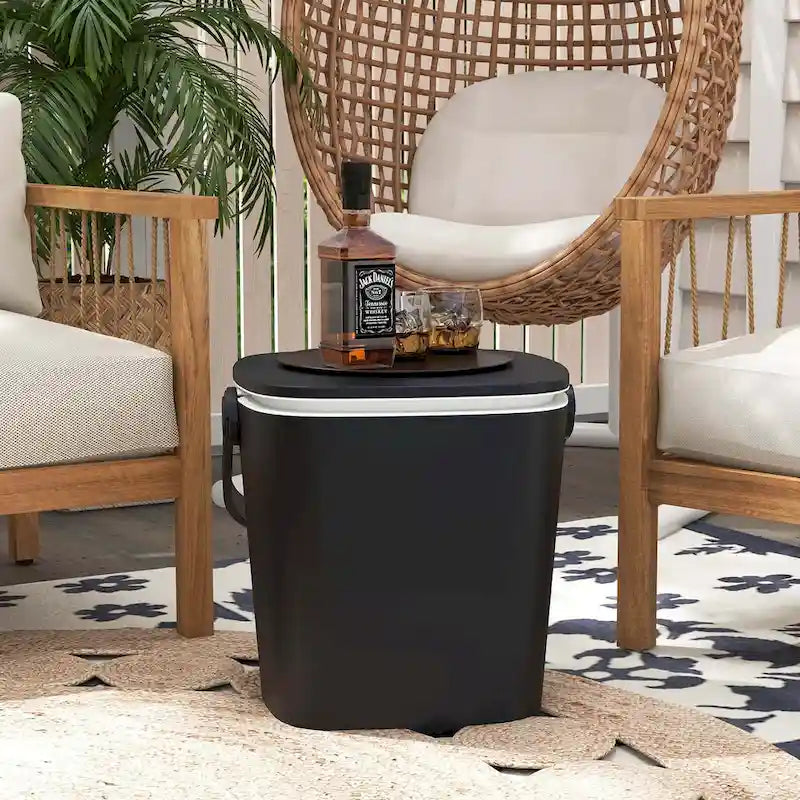 Table de bar glacière portable Costway 4 gallons avec poignée, décapsuleur et – Voir détails