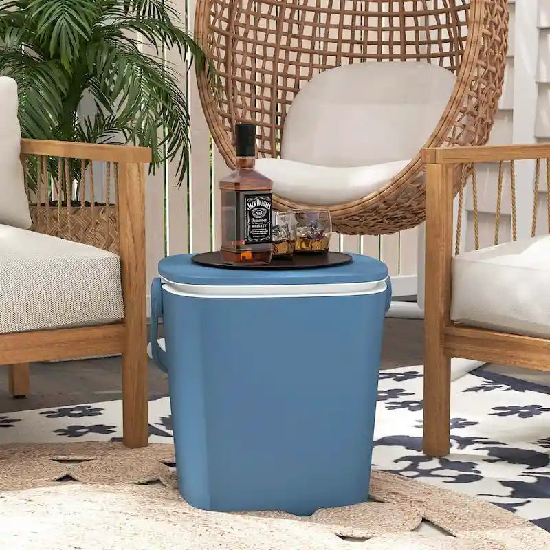 Table de bar glacière portable Costway 4 gallons avec poignée, décapsuleur et – Voir détails