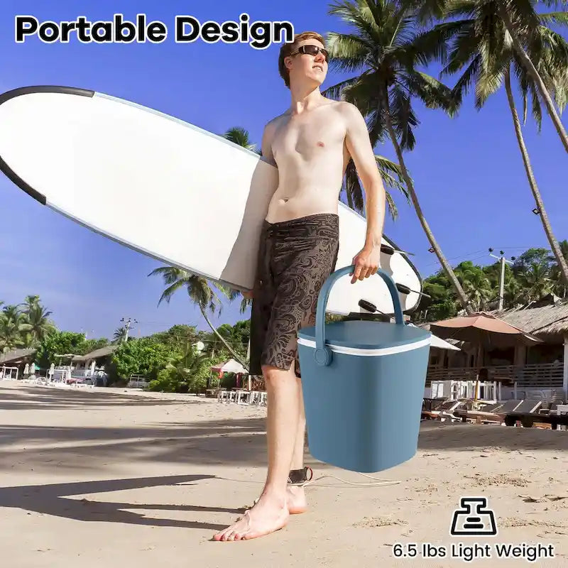 Table de bar glacière portable Costway 4 gallons avec poignée, décapsuleur et – Voir détails
