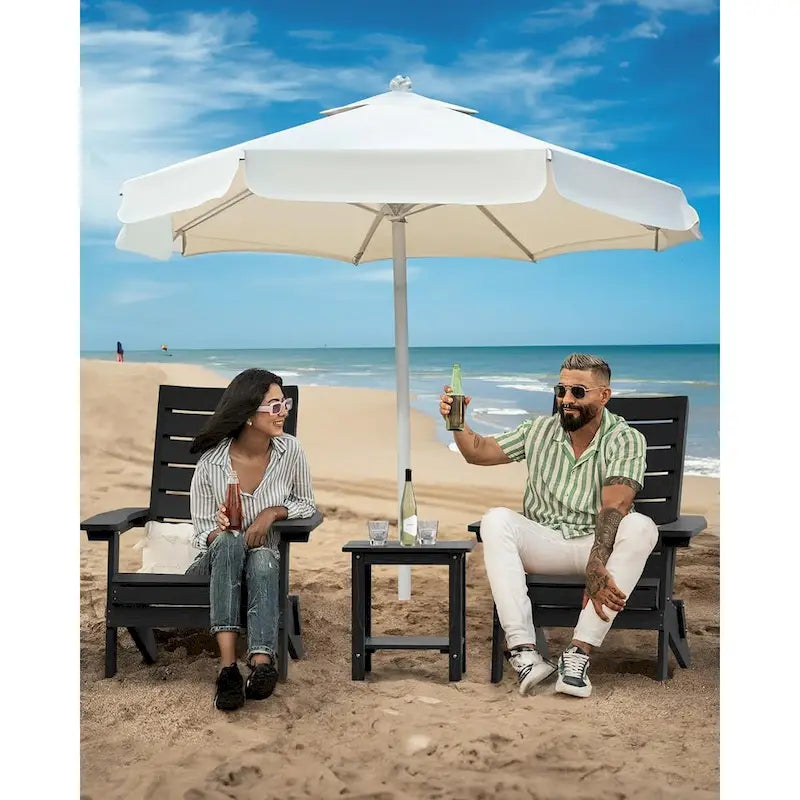 Chaises Adirondack pliantes WINSOON HIPS avec dossier incurvé et porte-gobelet
