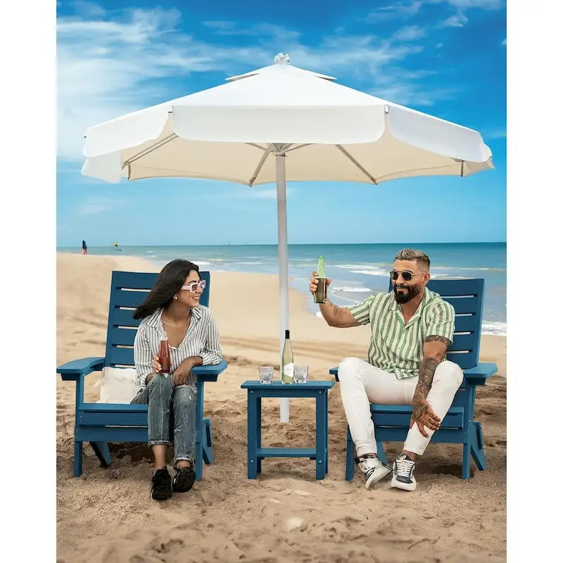Chaises Adirondack pliantes WINSOON HIPS avec dossier incurvé et porte-gobelet