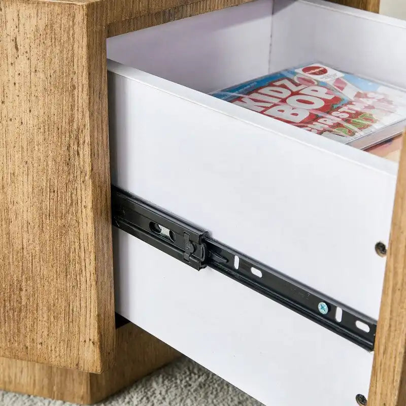 Table Basse Hexagonale en MDF avec Tiroirs Design Simple et Pratique, Fabriquée à partir de Matériaux de Haute Qualité pour une Fonctionnalité Élégante