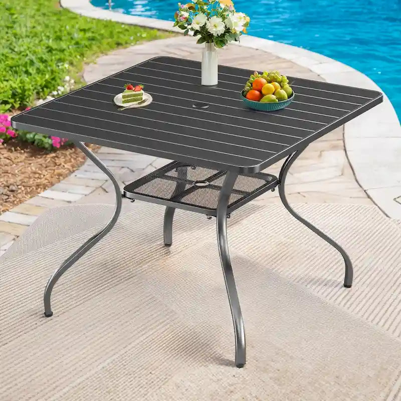 Chaise Balancelle de Jardin avec Coussins Beiges